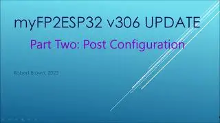myFP2ESP32 2 Post Configuration