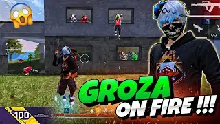 GROZA ON FIRE 🔥 Solo VS Squad BR-Rank Unstoppable BOOM BAAM 22 KILLS 🥴❤️ - Neel Gaming