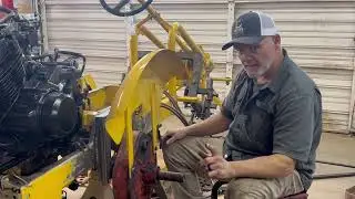 Update 2-13-24  progress on the homemade garden tractor.