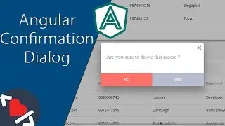 Angular Material Confirm Dialog