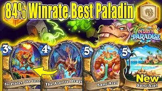 84% Winrate With Best Handbuff Paladin Deck To Craft After Nerfs At Perils in Paradise | Hearthstone