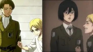 Historia punched 2 Ackermans_Attack on titan