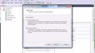 How to clone virtual machine in VMware Workstation 7.avi