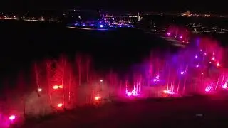 Joensuu Laulurinne  Night Color lights 4K