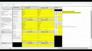4 Year Plan: How To