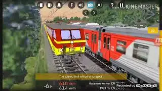 Обзор электричке ЭТ2М в hmmsim 2