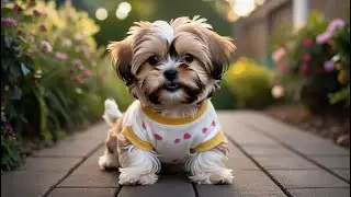 Filhotes de Shih Tzu Encanto e Estilo com Camisas que Derretem Corações!