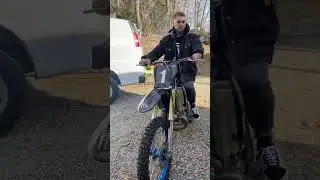 Honda CR250 Two Stroke Cold Start 