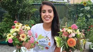 Making a Garden Bouquet With My NYC Grown Flowers 💐🌸