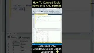 Convert table rows records into XML Format SQL Server
