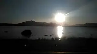 Atardecer en puerto Natales