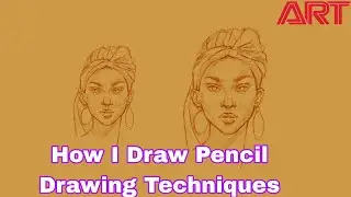 How I Draw Face,Nose And Mouth Tutorial