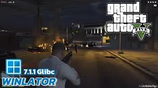 Winlator (Glibc) Afei - Gameplay Grand Theft Auto V |GTA V - Windows