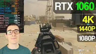 Modern Warfare 3 2023 With the GTX 1060 6GB (1080P 1440P)