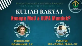 Kenapa MoU & UUPA Mandek? | KULIAH RAKYAT