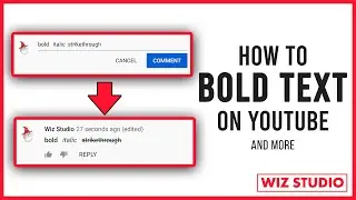 How to Bold Text on YouTube in 30 Seconds