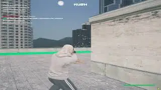 executando bonecos no predio do kushpvp