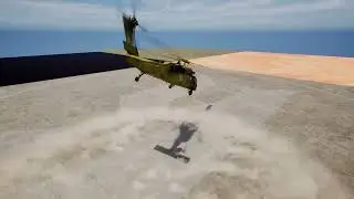 Playable Helicopter with dynamic dust | Unreal Engine 5