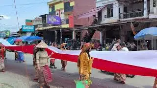 Bendera merah putih terpanjang !!! #pawai