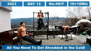 16 Min Strength Workout Followed by 10 Min HIIT Workout - Join Me! [18 & 19]