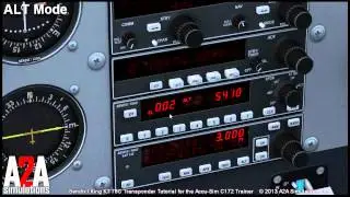 A2A C172 Avioncs Tutorials:  Transponder