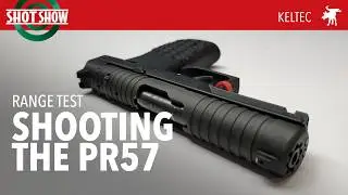 Testing the Keltec PR57 at SHOTShow 2025 Range Day
