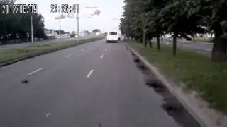 NEW Car and truck accident in Russia on dashcam!