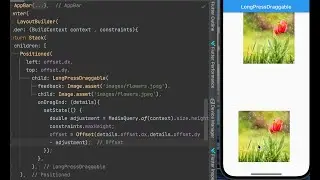 Long Press Draggable Widget