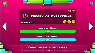 Theory of Everything 100% [All Coins] | Geometry Dash