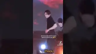 Lee Know adjusted the zipper before doing the flip #leeknow #straykids #shorts