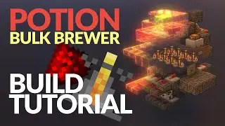 Potion Bulk Brewer Build Tutorial - Minecraft Redstone