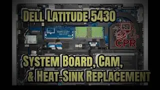 Dell Latitude 5430 System Board Replacement | Motherboard, Heat-sink & RAM Repair Guide