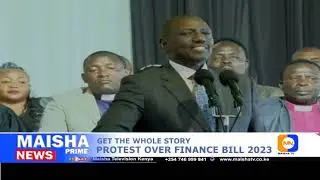 PROTESTS OVER FINANCE BILL