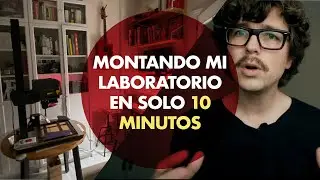 Monto un laboratorio fotográfico en el salón de mi casa en solo 10 minutos!
