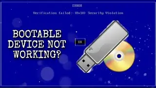 Verification failed: (0x1A) Security Violation