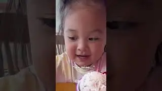 It’s Mine! #funny #parenting #girlmom #icecream #cute #love #korea