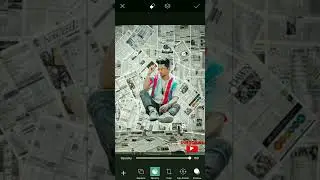 PicsArt Full Hand Made Newspaper Background Photo Editing Tutorial In Picsart #shorts