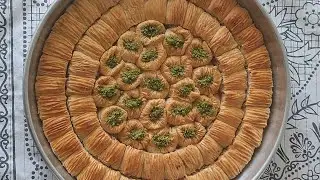 Bayram Baklavası - Yufkaları ikili açma tekniği ile