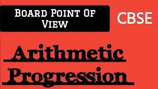 Arithmetic Progression Best questions for Board Exam#exam #