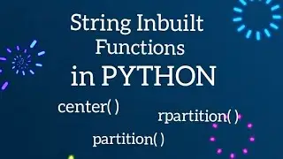 String inbuilt functions in 