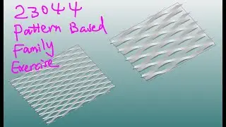 23044 - Revit Pattern Based Family Exercise