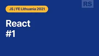 Rolling Scopes School  Lithuania. React 1