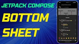 Jetpack Compose Material 3 Bottom Sheet Complete Tutorial