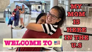 MY MOM FINALLY ARRIVED IN THE US FROM THE PHILIPPINES|mamalanlanvlogs