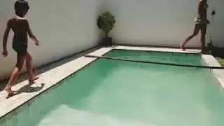 Desafios da piscina *passar sem cair* #parte1
