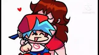 GF/Cherry hugs her friend BF/Keith {my au} (for 