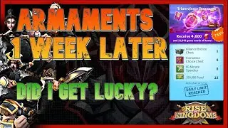 Armaments Slot Machine - Did I get LUCKY?  | Rise of Kingdoms