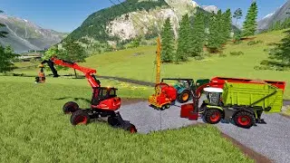 FS22 - Map Erlengrat 007 🇩🇪 🚧🌲 - Forestry, Farming and Construction - 4K