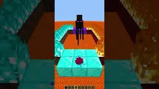 MINECRAFT: ENDERMAN IQ TEST! 🤔WAIT FOR END😍 #minecraft #shorts
