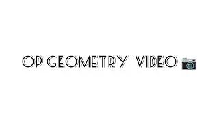 op geometry 😍